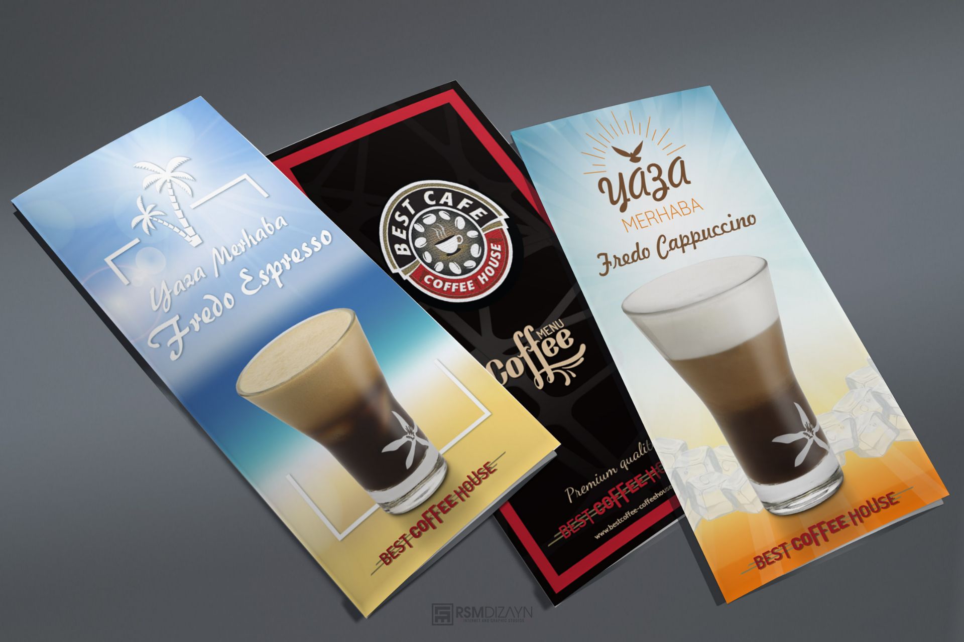 Best Coffee House | Poster ve Menu Grafik Tasarımları
