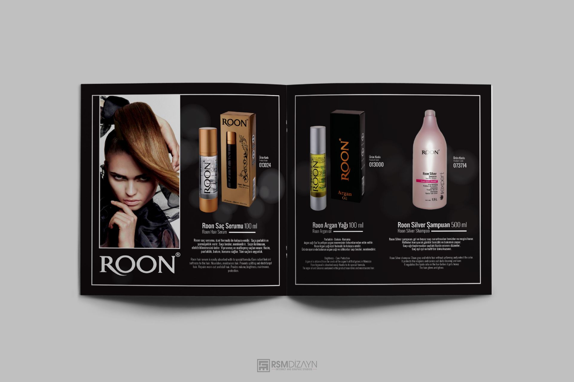 Roon Kozmetik | Katalog Tasarım ve Baskı Uygulaması