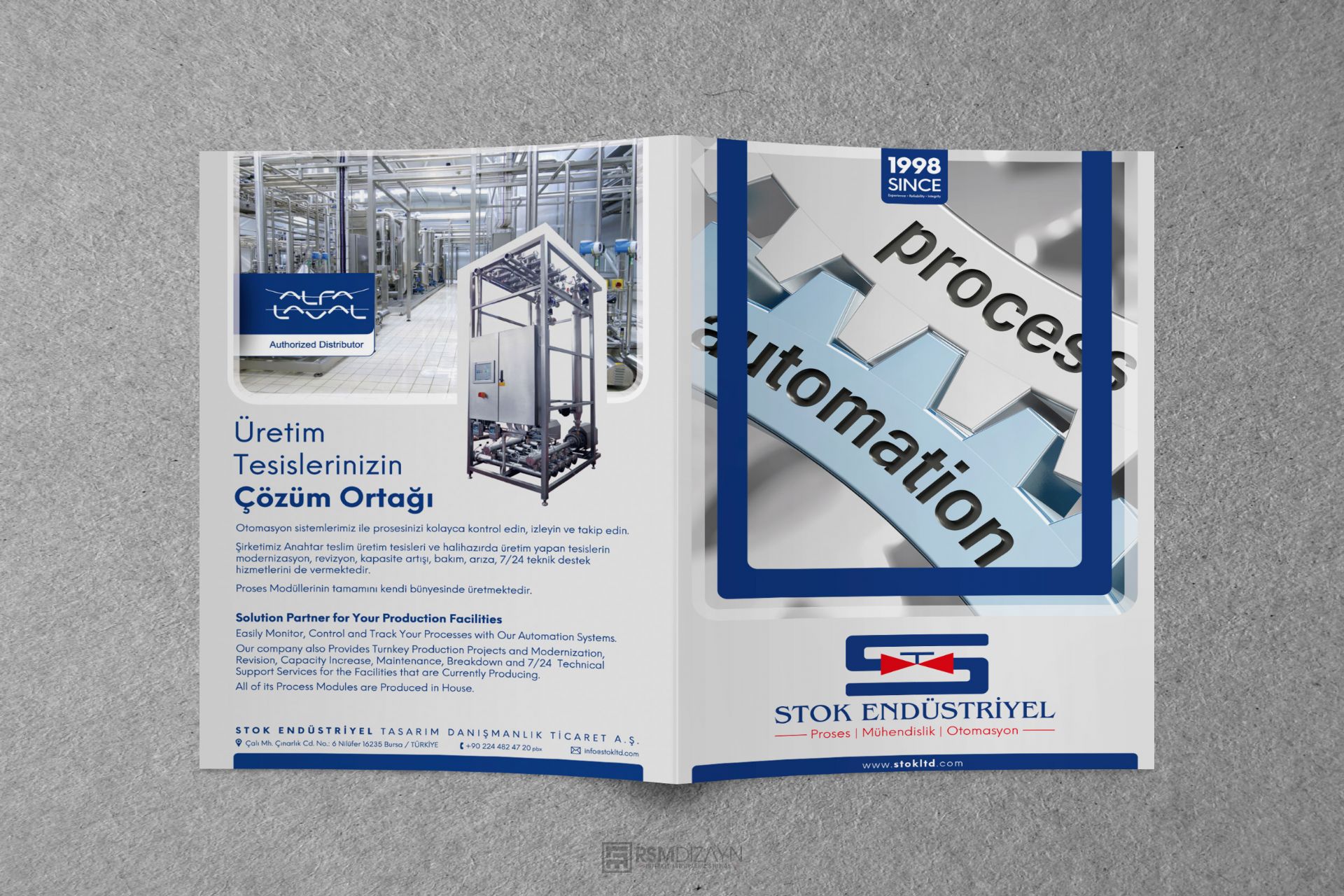 Stock Industrial | Catalog Design and Printing Application