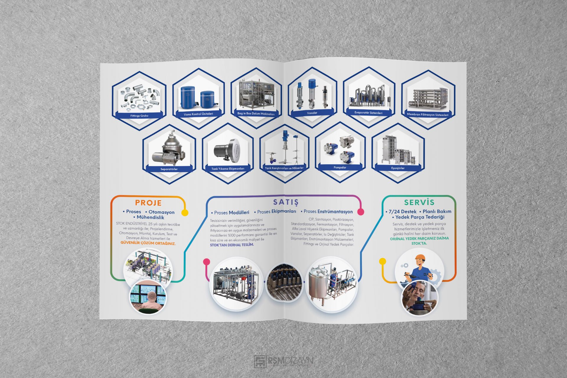 Stok Endüstriyel | Katalog Tasarım ve Baskı Uygulaması